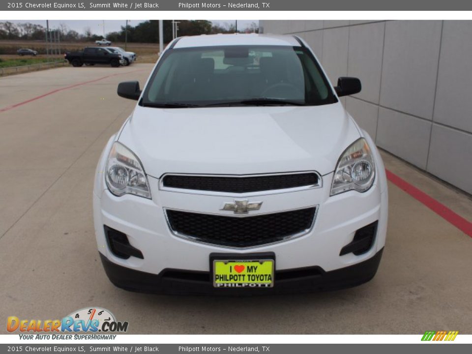 2015 Chevrolet Equinox LS Summit White / Jet Black Photo #3