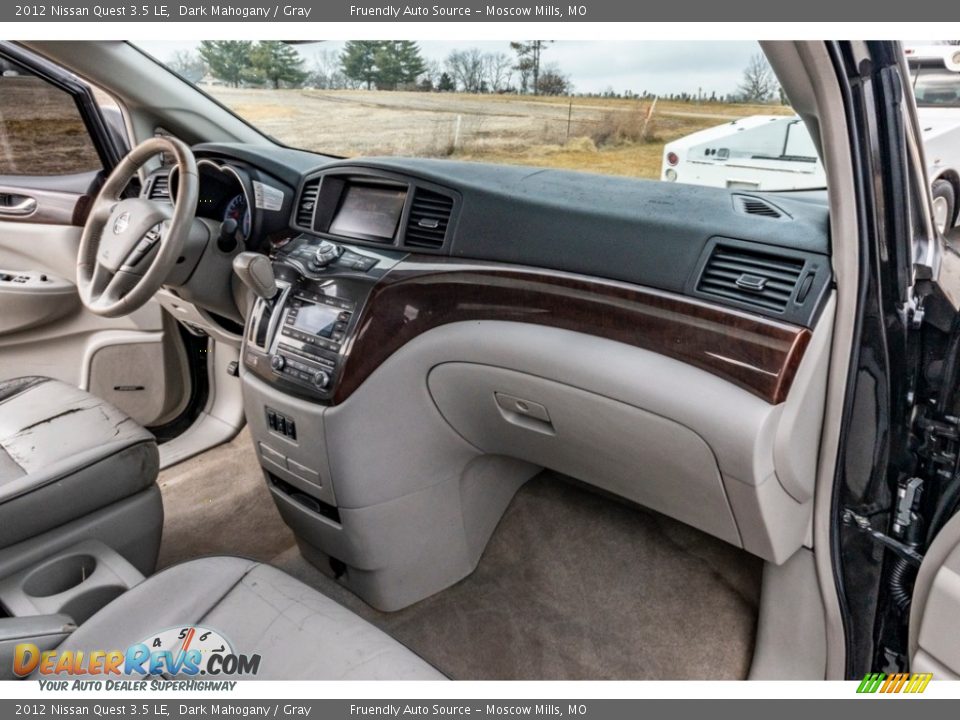 2012 Nissan Quest 3.5 LE Dark Mahogany / Gray Photo #26
