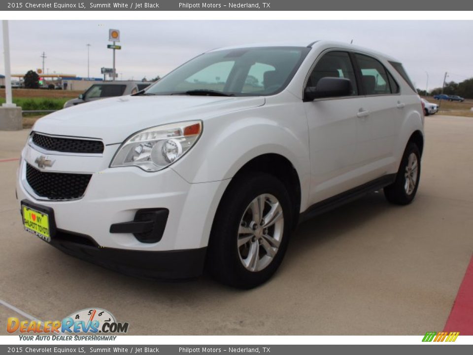 2015 Chevrolet Equinox LS Summit White / Jet Black Photo #4