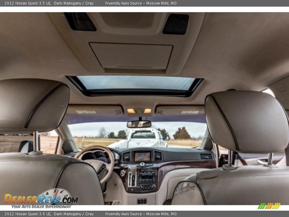 2012 Nissan Quest 3.5 LE Dark Mahogany / Gray Photo #29