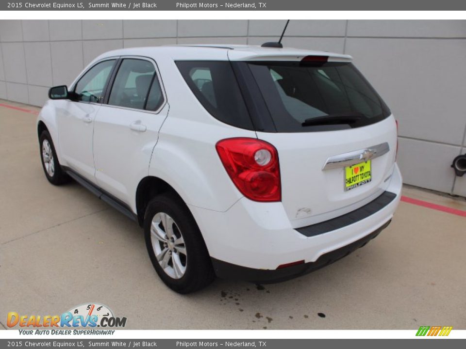 2015 Chevrolet Equinox LS Summit White / Jet Black Photo #6