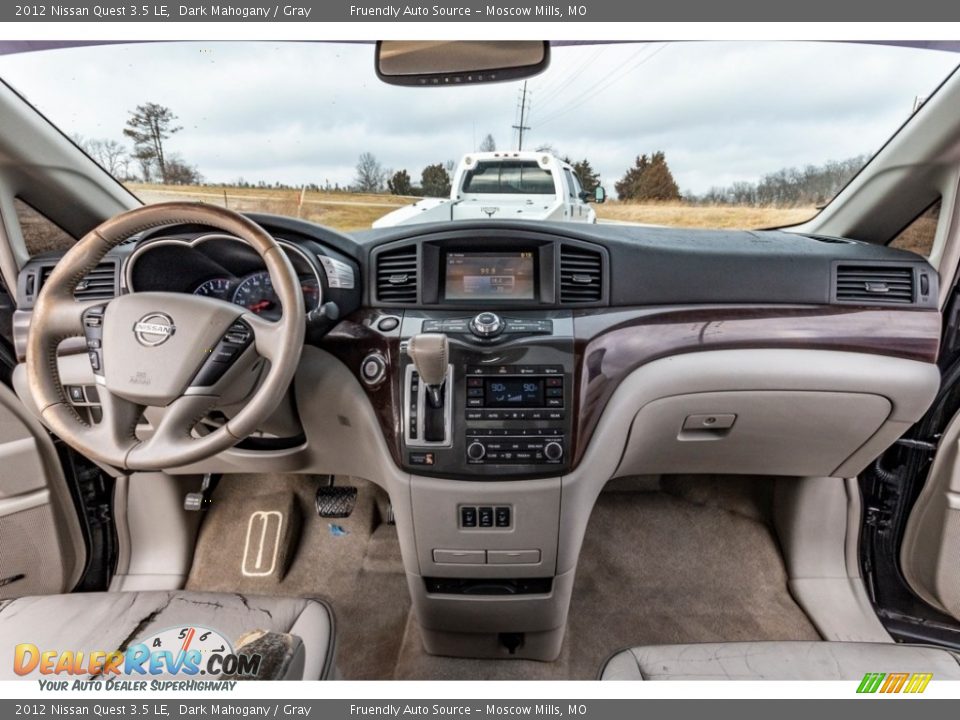 2012 Nissan Quest 3.5 LE Dark Mahogany / Gray Photo #31