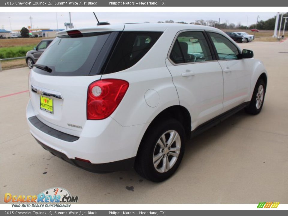 2015 Chevrolet Equinox LS Summit White / Jet Black Photo #8