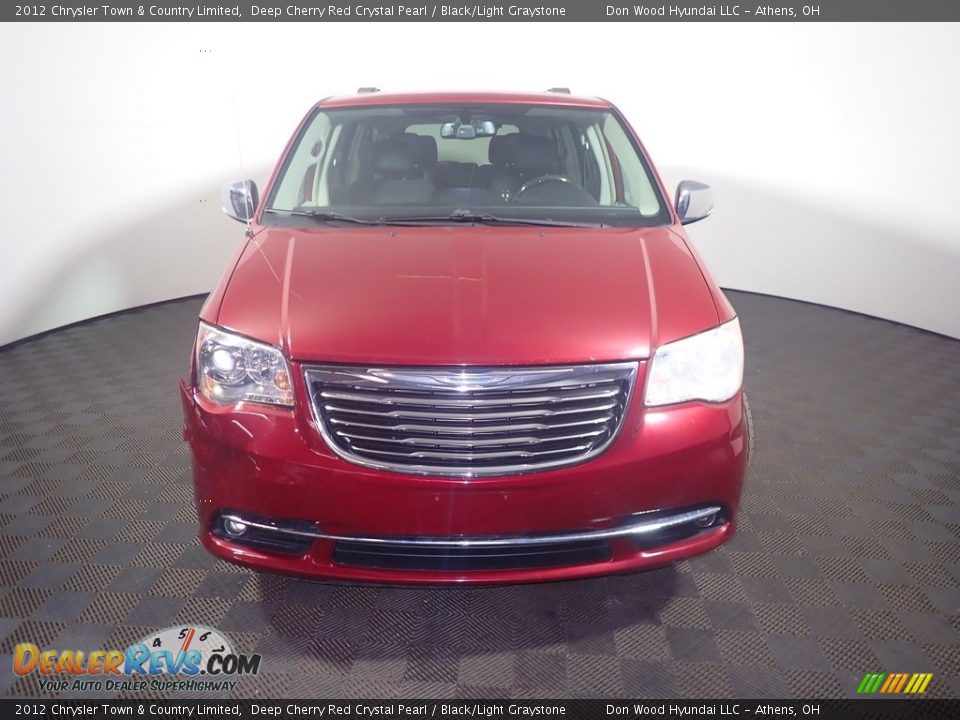 2012 Chrysler Town & Country Limited Deep Cherry Red Crystal Pearl / Black/Light Graystone Photo #9