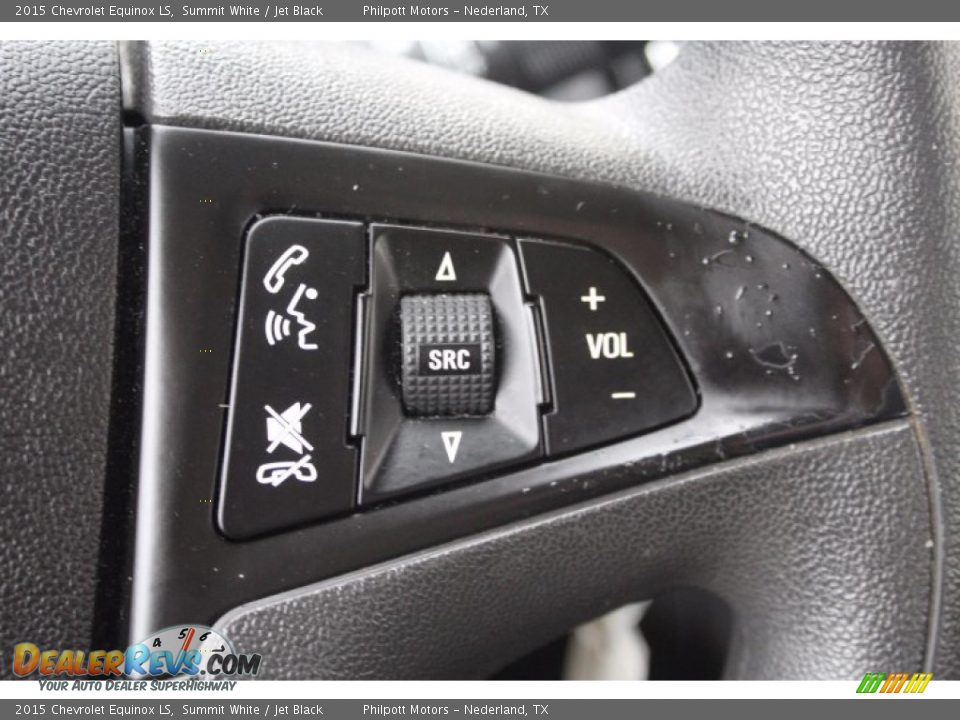 2015 Chevrolet Equinox LS Summit White / Jet Black Photo #12