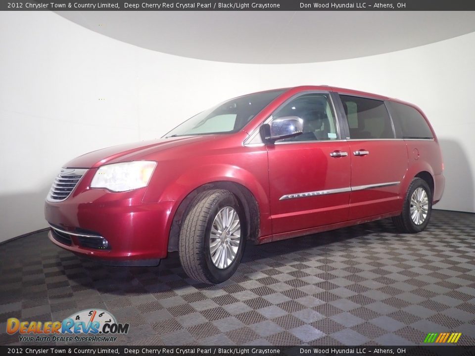 2012 Chrysler Town & Country Limited Deep Cherry Red Crystal Pearl / Black/Light Graystone Photo #12