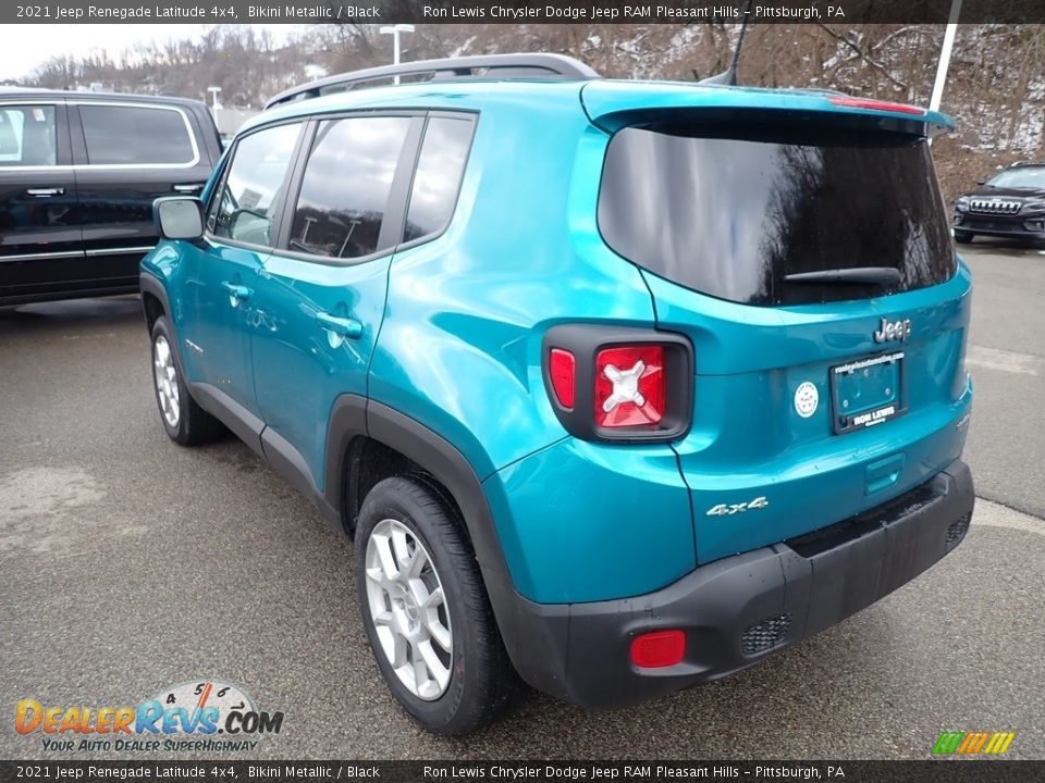 2021 Jeep Renegade Latitude 4x4 Bikini Metallic / Black Photo #4