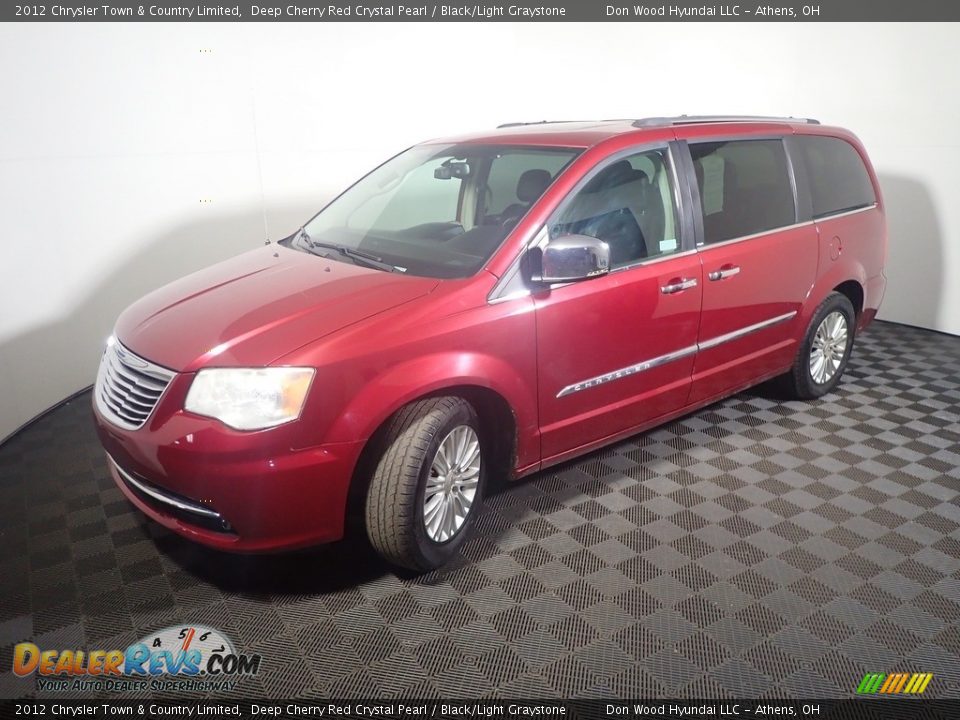 2012 Chrysler Town & Country Limited Deep Cherry Red Crystal Pearl / Black/Light Graystone Photo #13