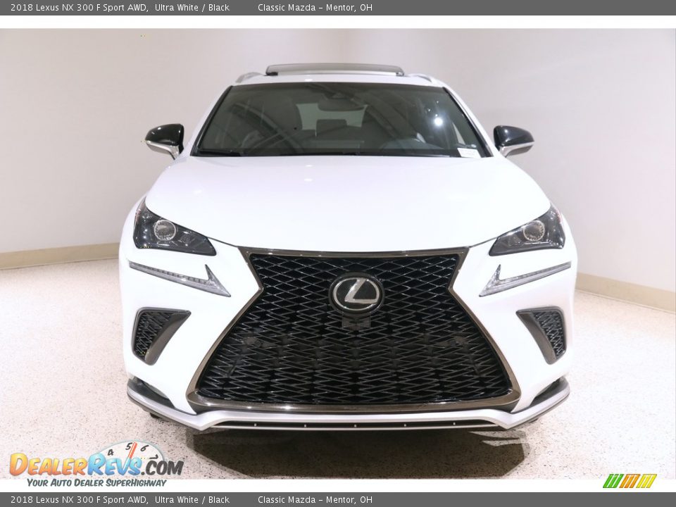 2018 Lexus NX 300 F Sport AWD Ultra White / Black Photo #2