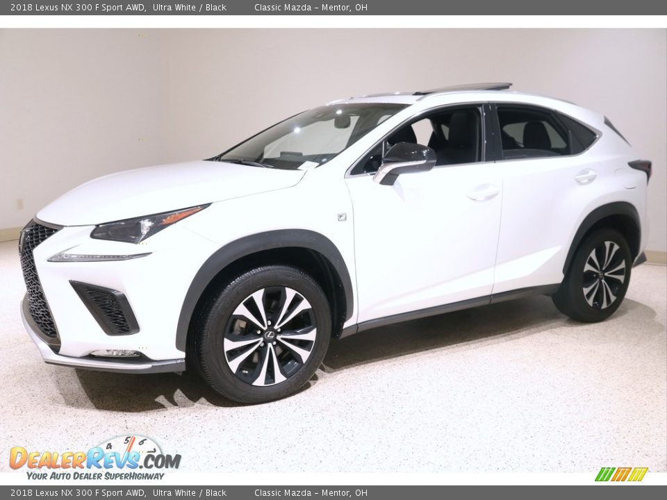 2018 Lexus NX 300 F Sport AWD Ultra White / Black Photo #3