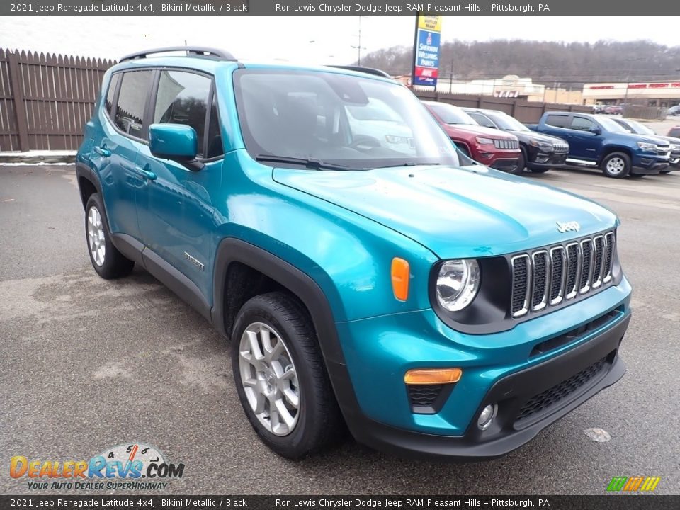 2021 Jeep Renegade Latitude 4x4 Bikini Metallic / Black Photo #8