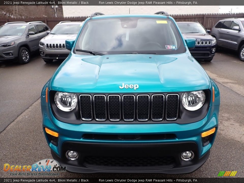 2021 Jeep Renegade Latitude 4x4 Bikini Metallic / Black Photo #9