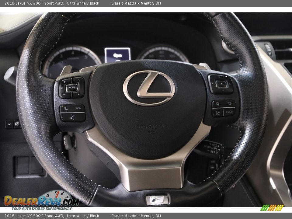 2018 Lexus NX 300 F Sport AWD Ultra White / Black Photo #7