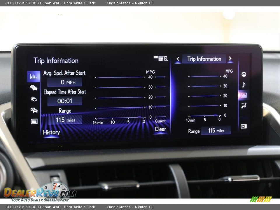 2018 Lexus NX 300 F Sport AWD Ultra White / Black Photo #13
