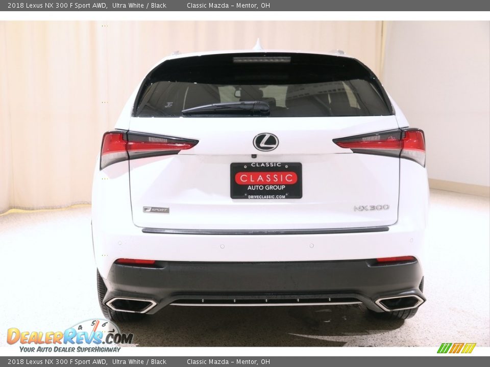 2018 Lexus NX 300 F Sport AWD Ultra White / Black Photo #21
