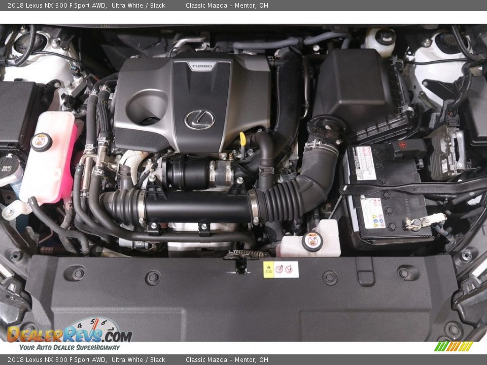 2018 Lexus NX 300 F Sport AWD Ultra White / Black Photo #22
