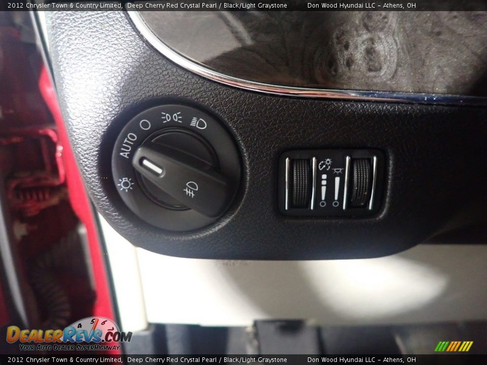 2012 Chrysler Town & Country Limited Deep Cherry Red Crystal Pearl / Black/Light Graystone Photo #36