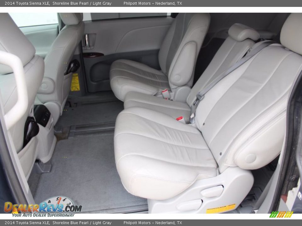 2014 Toyota Sienna XLE Shoreline Blue Pearl / Light Gray Photo #19