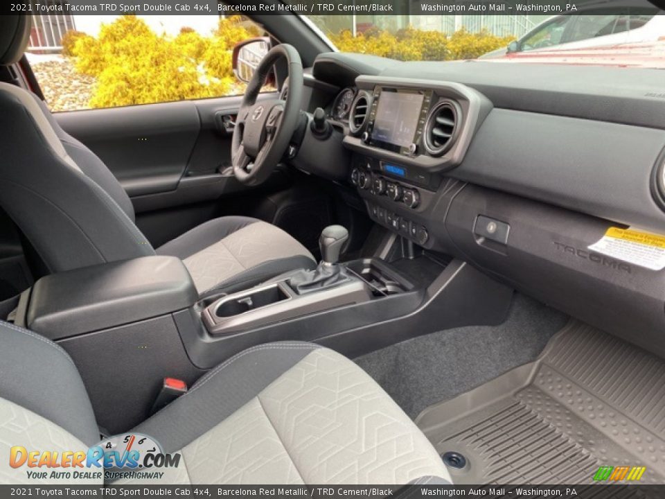 2021 Toyota Tacoma TRD Sport Double Cab 4x4 Barcelona Red Metallic / TRD Cement/Black Photo #10