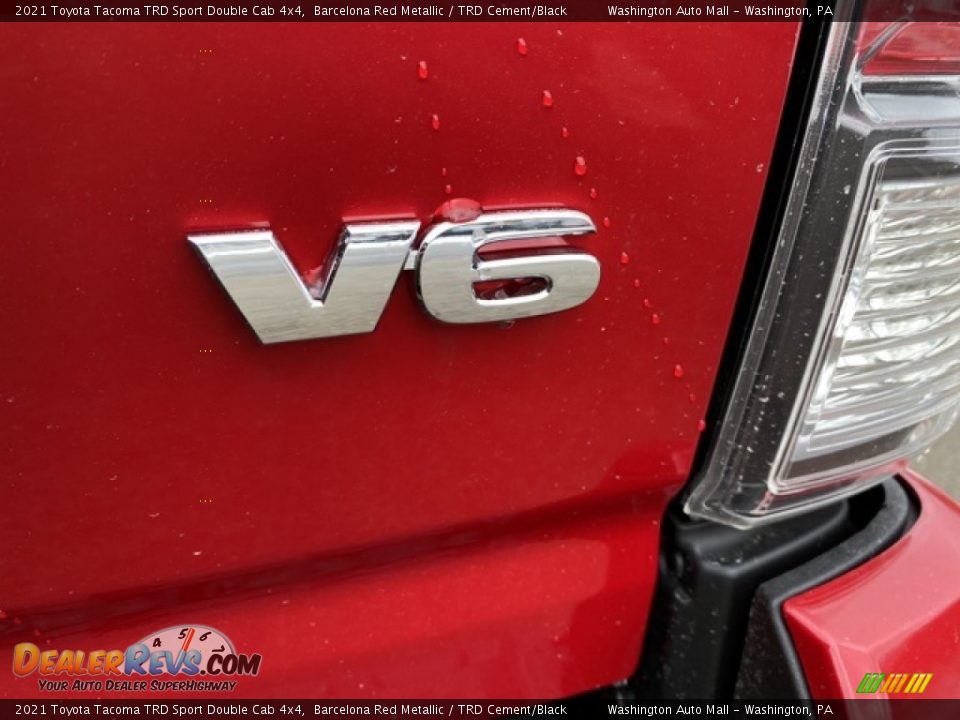 2021 Toyota Tacoma TRD Sport Double Cab 4x4 Barcelona Red Metallic / TRD Cement/Black Photo #23