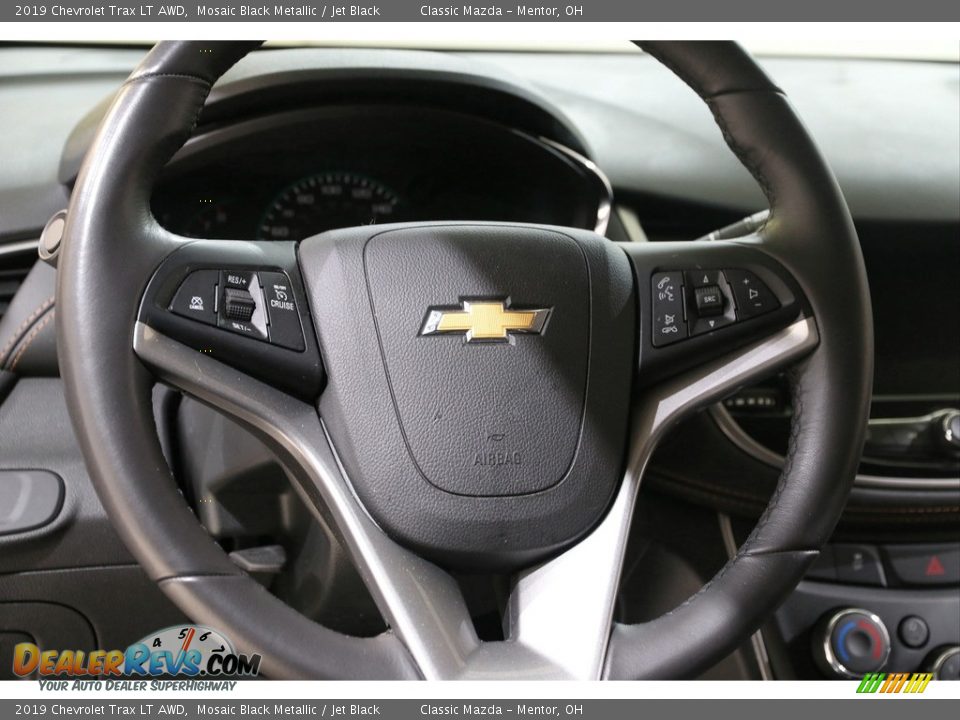 2019 Chevrolet Trax LT AWD Mosaic Black Metallic / Jet Black Photo #7
