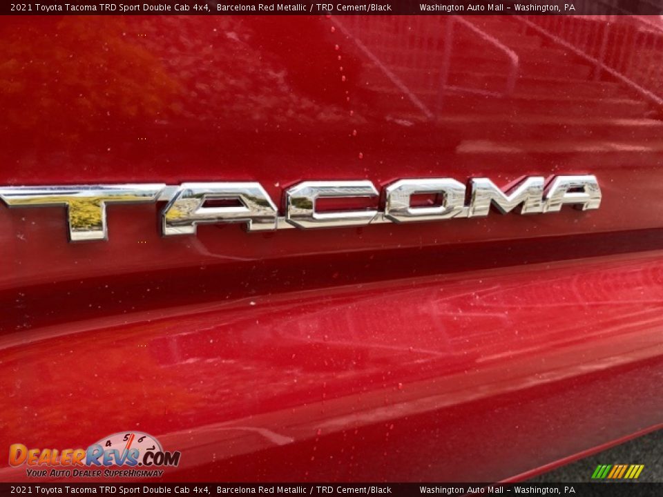 2021 Toyota Tacoma TRD Sport Double Cab 4x4 Barcelona Red Metallic / TRD Cement/Black Photo #26