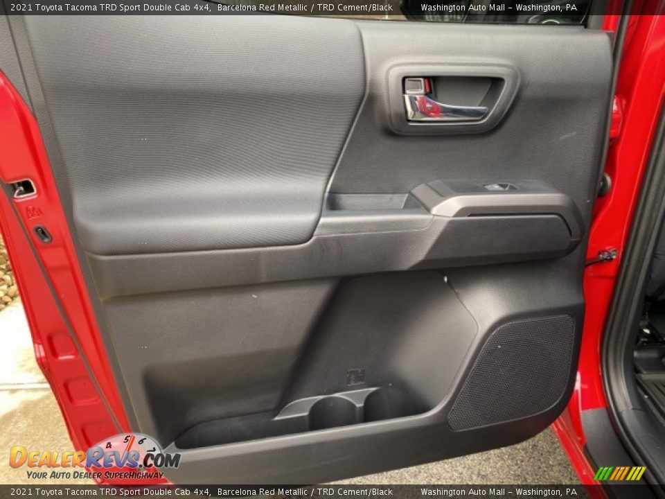 2021 Toyota Tacoma TRD Sport Double Cab 4x4 Barcelona Red Metallic / TRD Cement/Black Photo #29