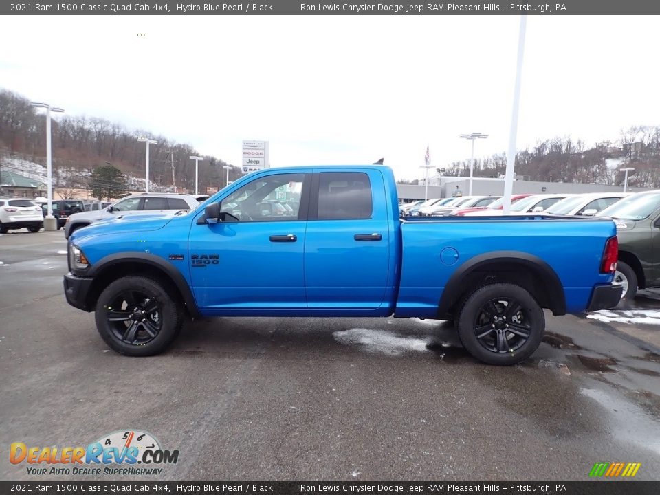 Hydro Blue Pearl 2021 Ram 1500 Classic Quad Cab 4x4 Photo #2
