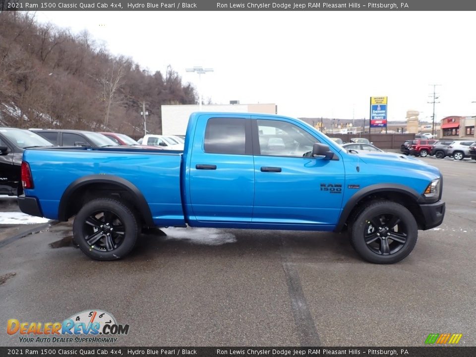 Hydro Blue Pearl 2021 Ram 1500 Classic Quad Cab 4x4 Photo #6