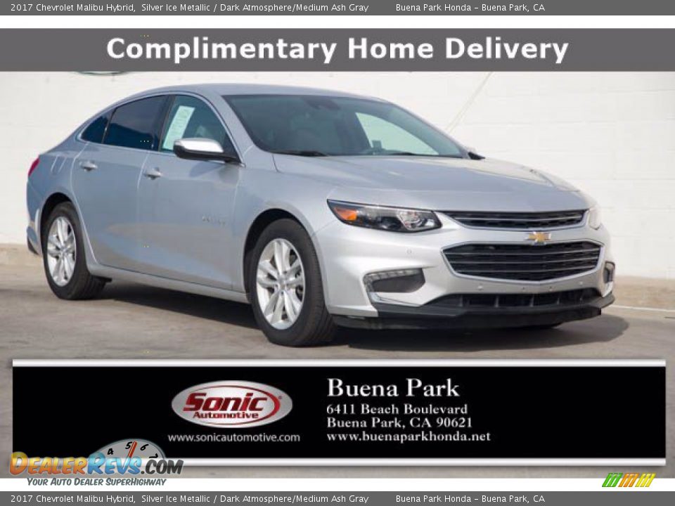 2017 Chevrolet Malibu Hybrid Silver Ice Metallic / Dark Atmosphere/Medium Ash Gray Photo #1