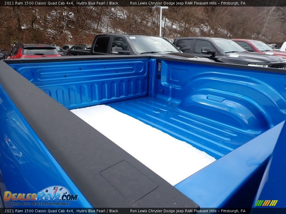 2021 Ram 1500 Classic Quad Cab 4x4 Hydro Blue Pearl / Black Photo #12