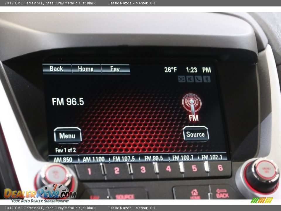 2012 GMC Terrain SLE Steel Gray Metallic / Jet Black Photo #10