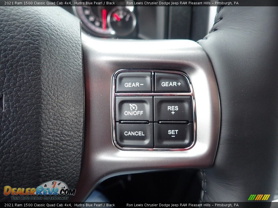 2021 Ram 1500 Classic Quad Cab 4x4 Hydro Blue Pearl / Black Photo #19