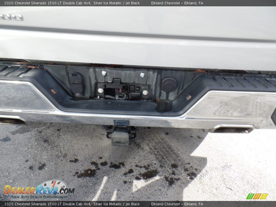 2020 Chevrolet Silverado 1500 LT Double Cab 4x4 Silver Ice Metallic / Jet Black Photo #11