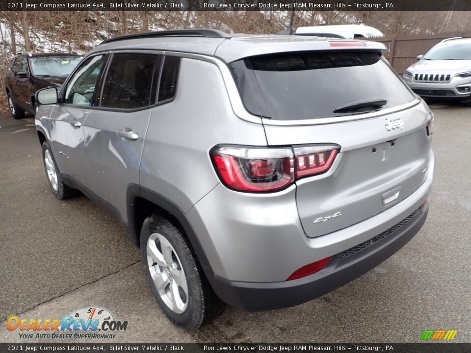 2021 Jeep Compass Latitude 4x4 Billet Silver Metallic / Black Photo #4