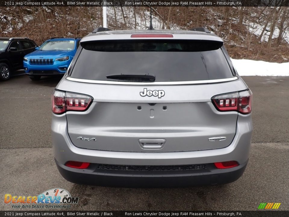 2021 Jeep Compass Latitude 4x4 Billet Silver Metallic / Black Photo #5