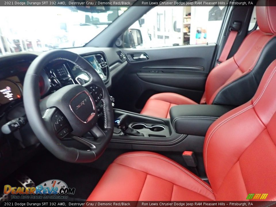 Demonic Red/Black Interior - 2021 Dodge Durango SRT 392 AWD Photo #12