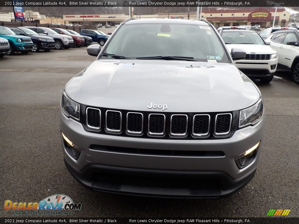 2021 Jeep Compass Latitude 4x4 Billet Silver Metallic / Black Photo #9