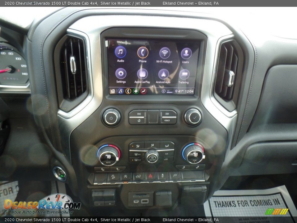 2020 Chevrolet Silverado 1500 LT Double Cab 4x4 Silver Ice Metallic / Jet Black Photo #24