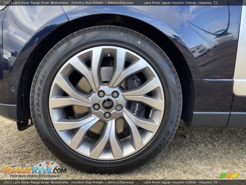 2021 Land Rover Range Rover Westminster Portofino Blue Metallic / Almond/Espresso Photo #11