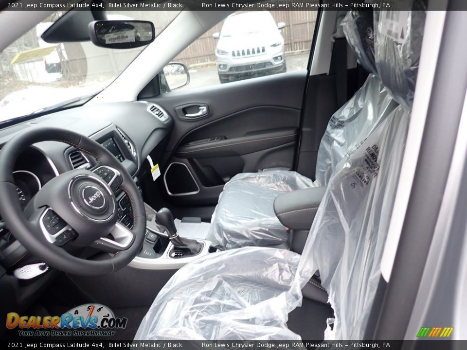 2021 Jeep Compass Latitude 4x4 Billet Silver Metallic / Black Photo #13