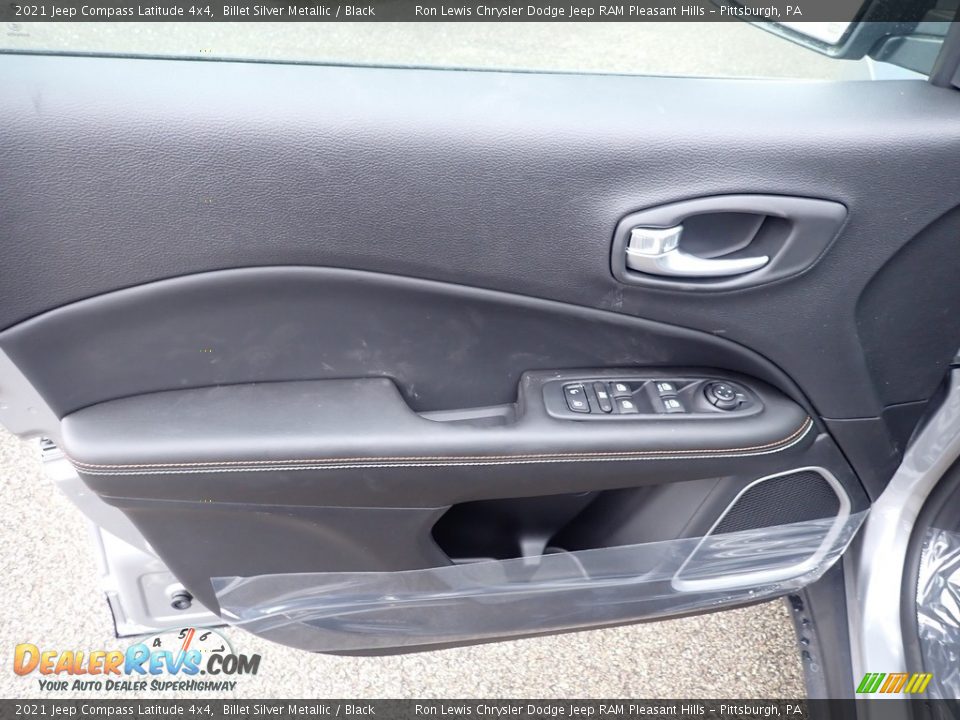 2021 Jeep Compass Latitude 4x4 Billet Silver Metallic / Black Photo #14