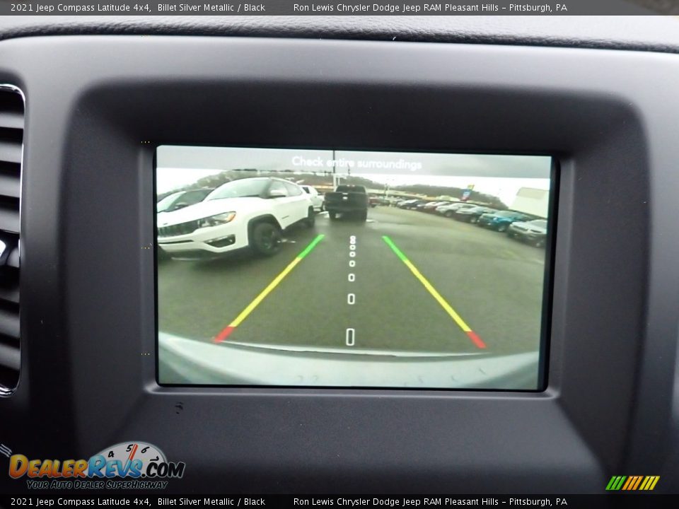2021 Jeep Compass Latitude 4x4 Billet Silver Metallic / Black Photo #17