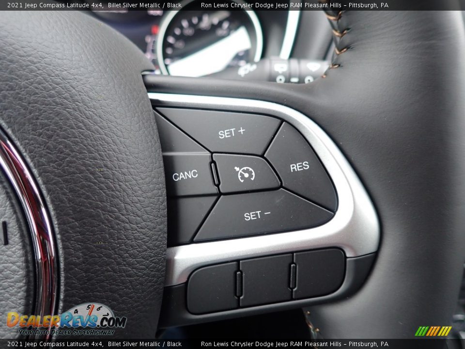 2021 Jeep Compass Latitude 4x4 Billet Silver Metallic / Black Photo #18