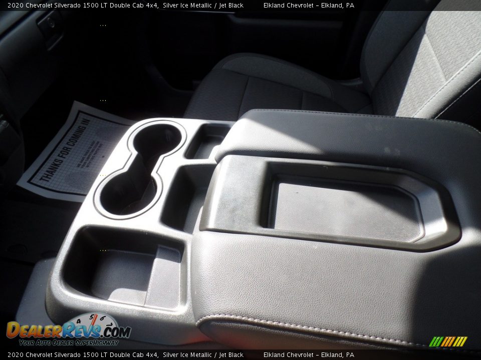 2020 Chevrolet Silverado 1500 LT Double Cab 4x4 Silver Ice Metallic / Jet Black Photo #31