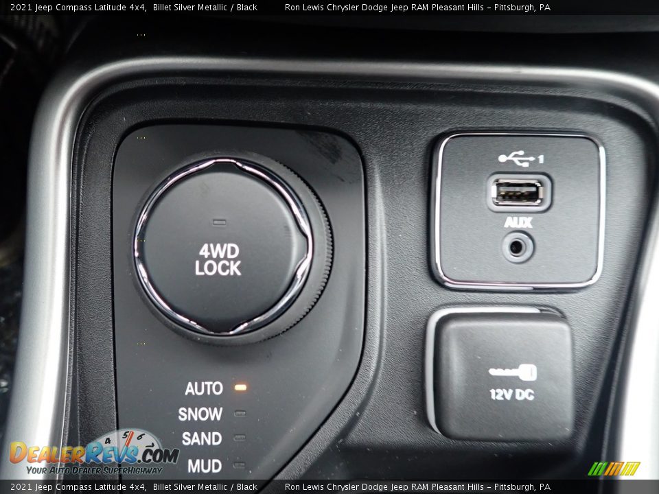 2021 Jeep Compass Latitude 4x4 Billet Silver Metallic / Black Photo #20
