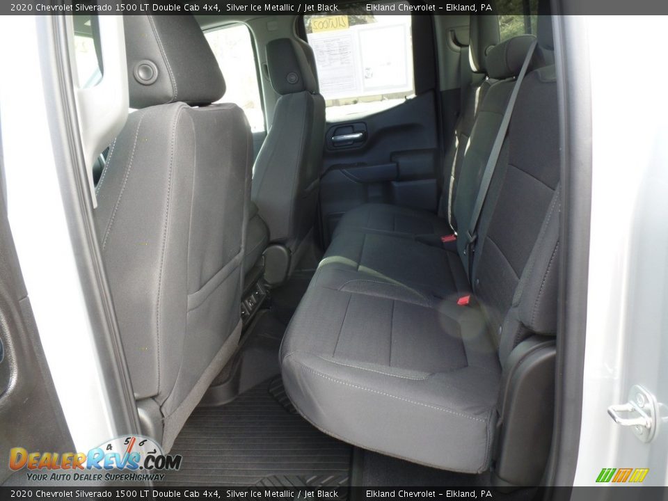 2020 Chevrolet Silverado 1500 LT Double Cab 4x4 Silver Ice Metallic / Jet Black Photo #35