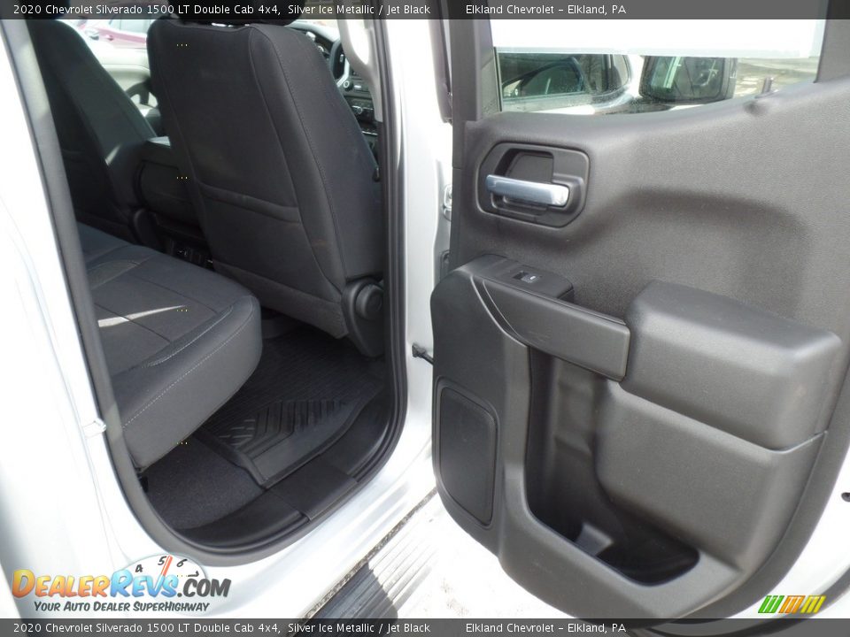 2020 Chevrolet Silverado 1500 LT Double Cab 4x4 Silver Ice Metallic / Jet Black Photo #36