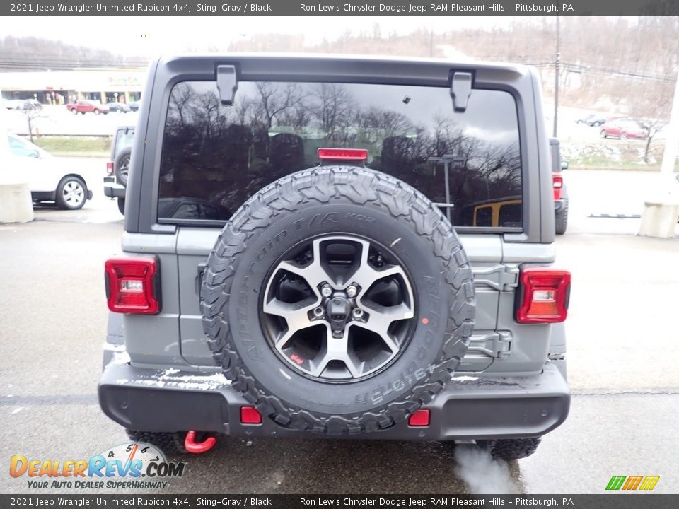 2021 Jeep Wrangler Unlimited Rubicon 4x4 Sting-Gray / Black Photo #4