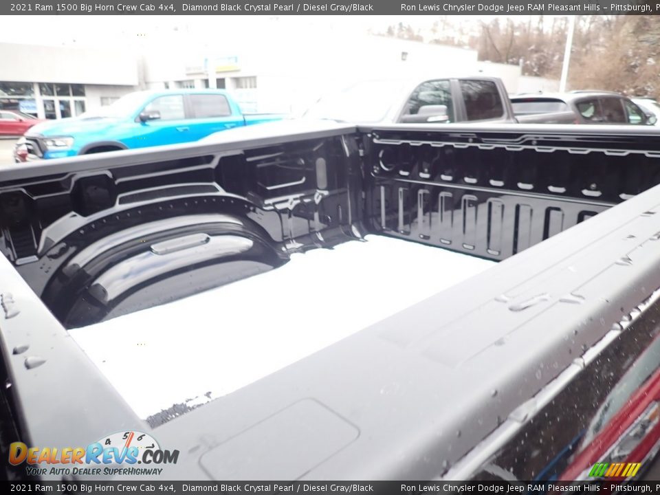 2021 Ram 1500 Big Horn Crew Cab 4x4 Diamond Black Crystal Pearl / Diesel Gray/Black Photo #13